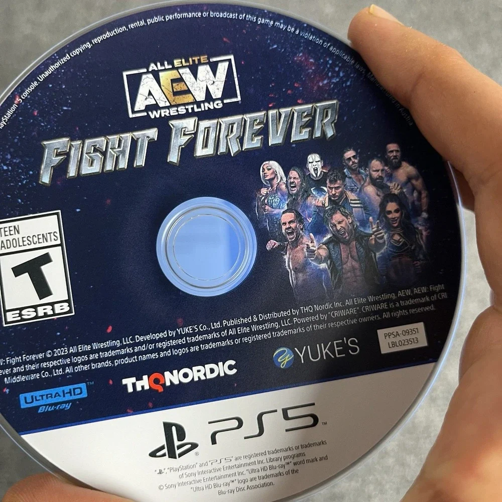 AEW Fight Forever PS5 THQ Nordic Wrestling‎ Arcade Multiplayer Action Video Game